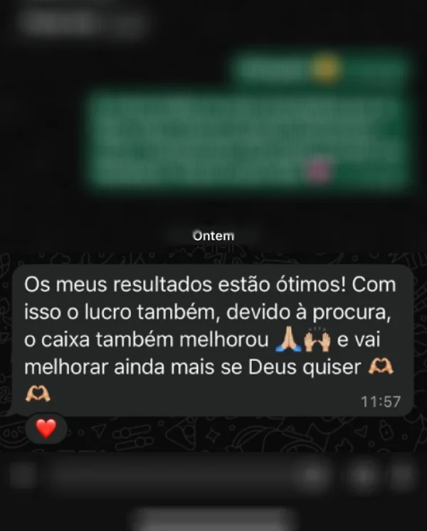 NOVO DEPOIMTO ALUNA CURSO 1